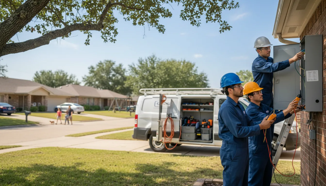 Certified electrician providing emergency electrical services in Forest, MS